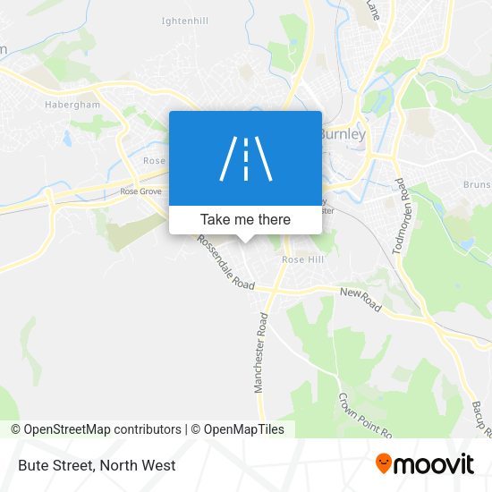 Bute Street map
