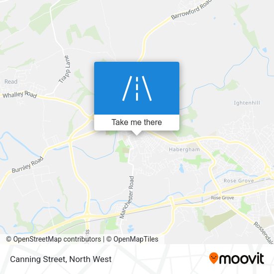 Canning Street map
