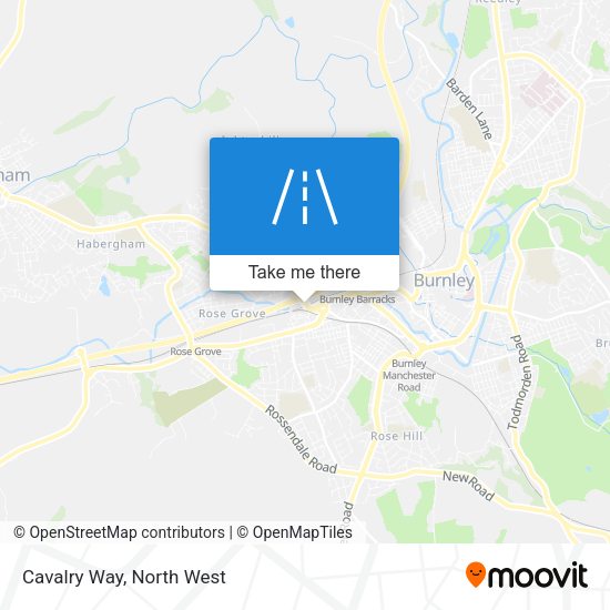 Cavalry Way map