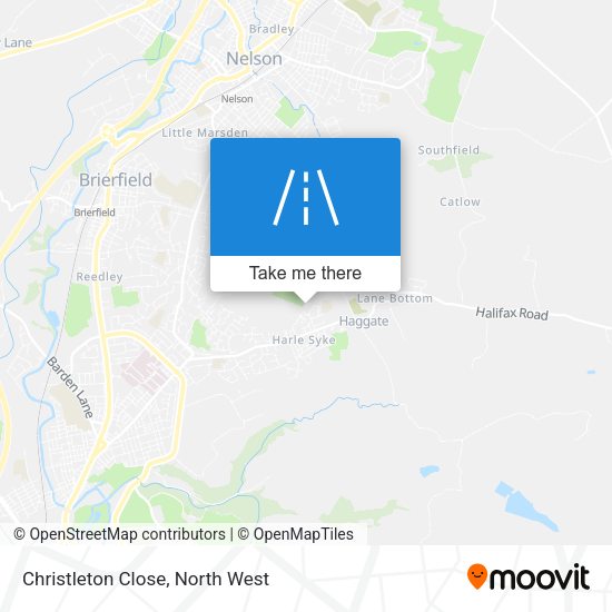 Christleton Close map