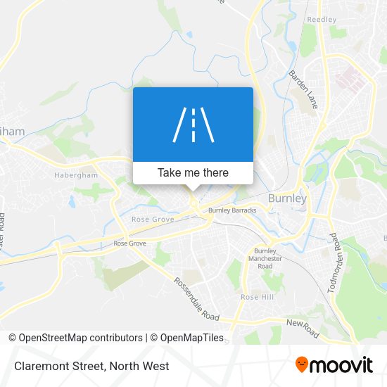 Claremont Street map
