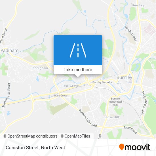 Coniston Street map