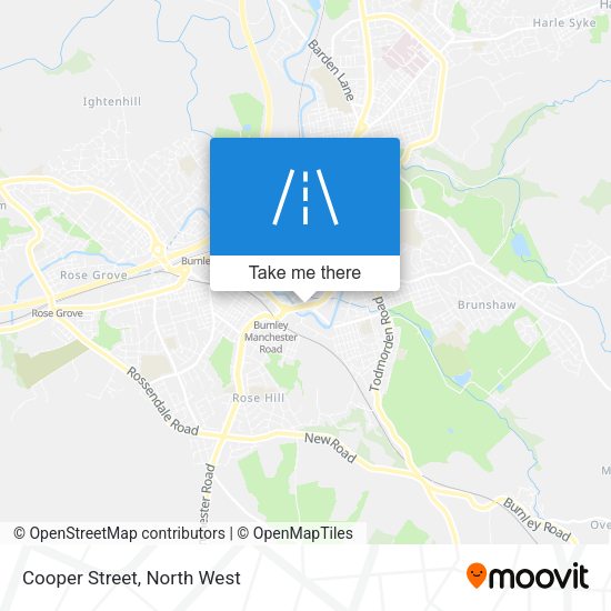 Cooper Street map