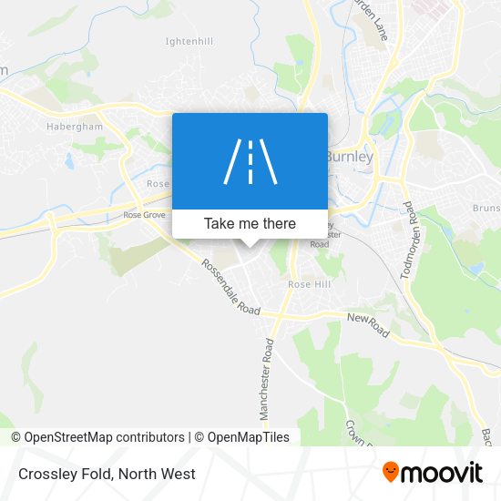 Crossley Fold map