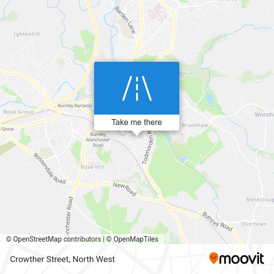 Crowther Street map