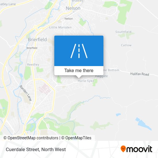 Cuerdale Street map