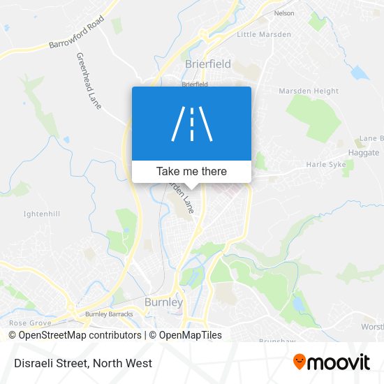 Disraeli Street map