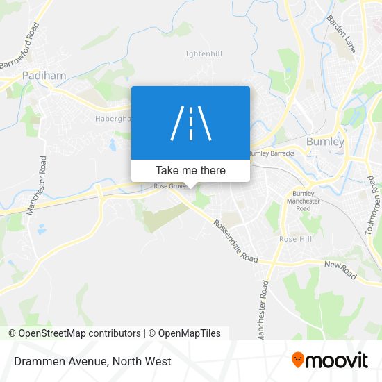 Drammen Avenue map