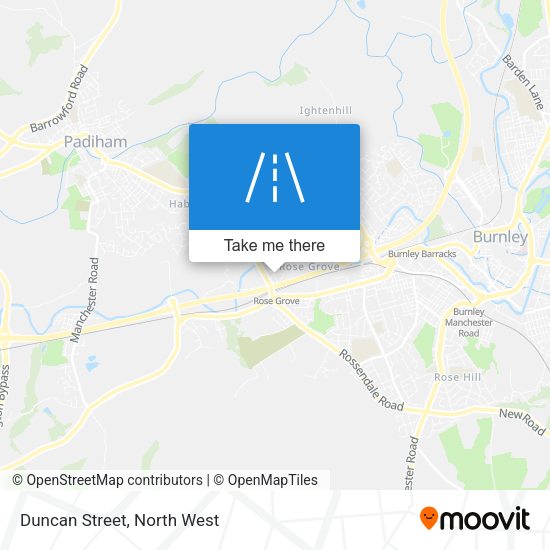 Duncan Street map