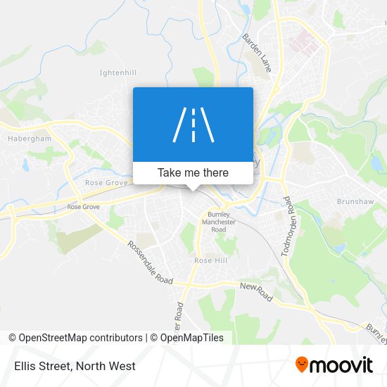 Ellis Street map