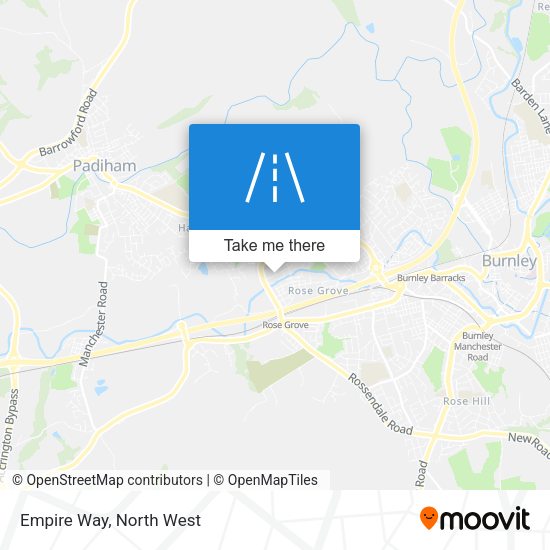 Empire Way map
