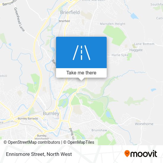 Ennismore Street map