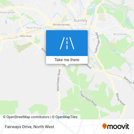 Fairways Drive map