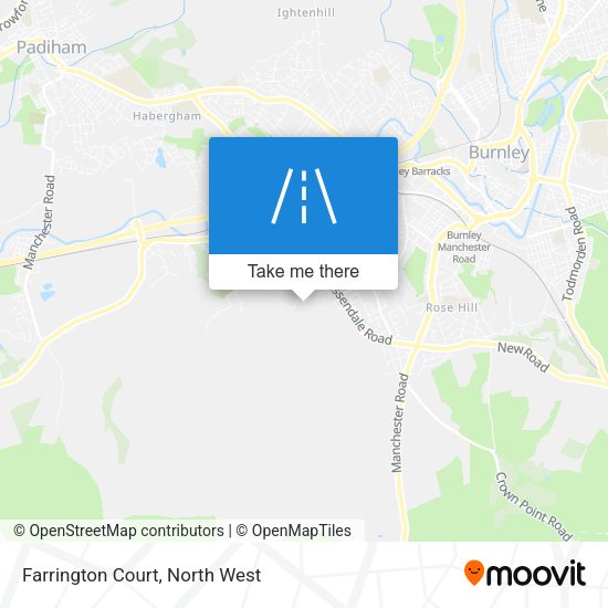 Farrington Court map