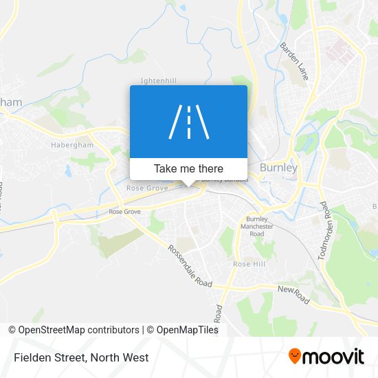 Fielden Street map
