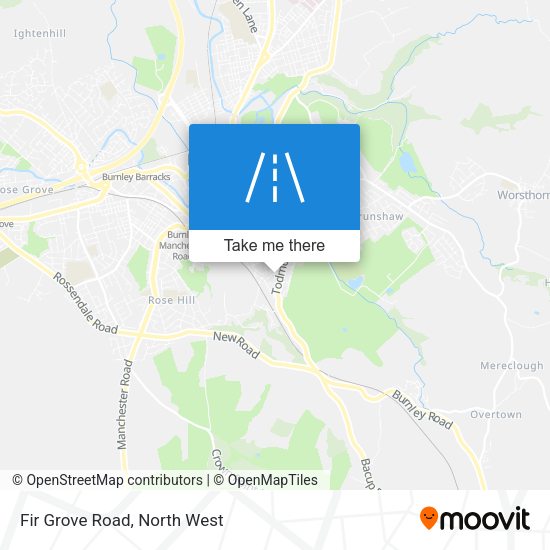 Fir Grove Road map