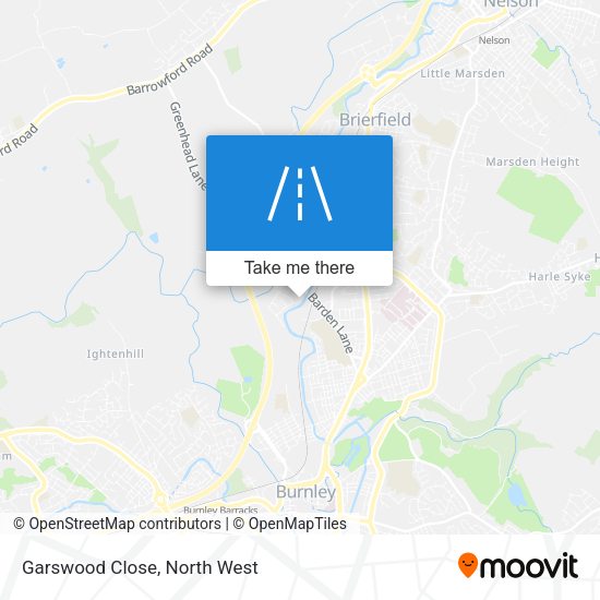 Garswood Close map
