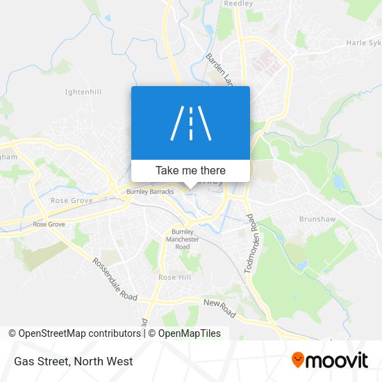 Gas Street map