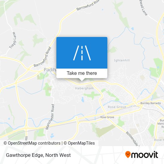 Gawthorpe Edge map