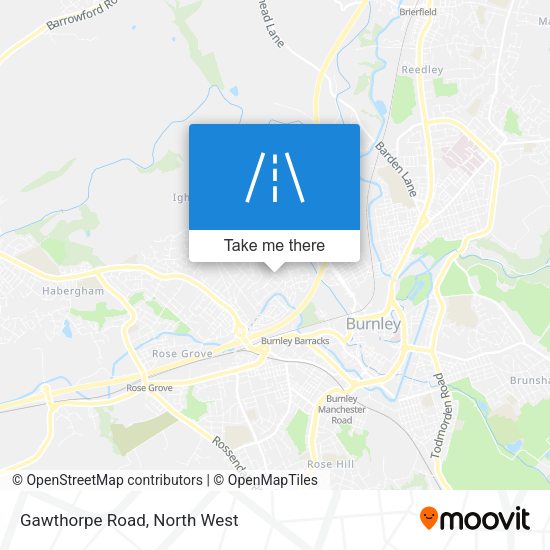 Gawthorpe Road map