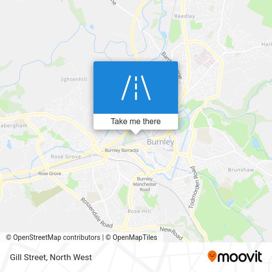 Gill Street map