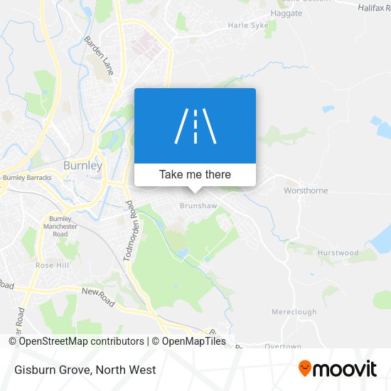 Gisburn Grove map
