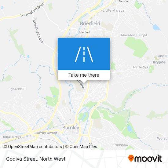 Godiva Street map