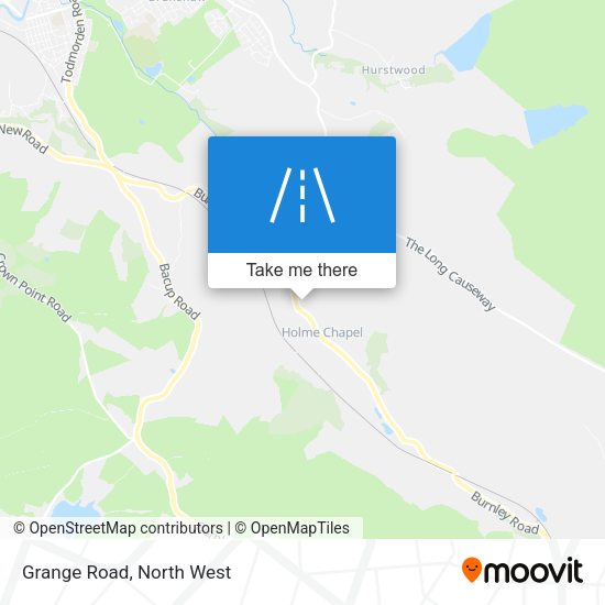 Grange Road map