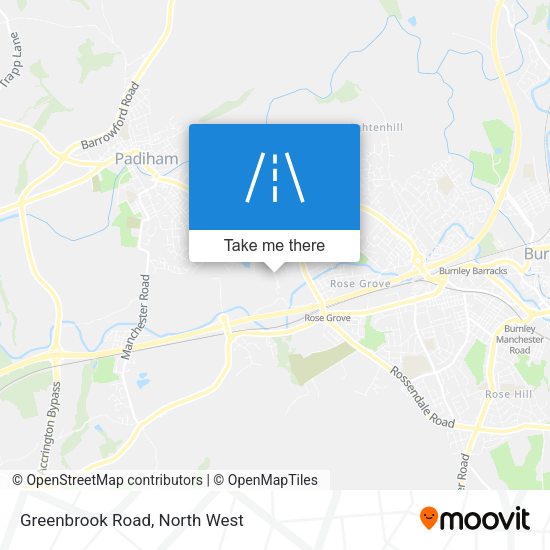 Greenbrook Road map