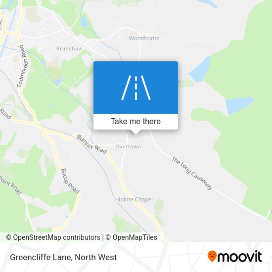 Greencliffe Lane map