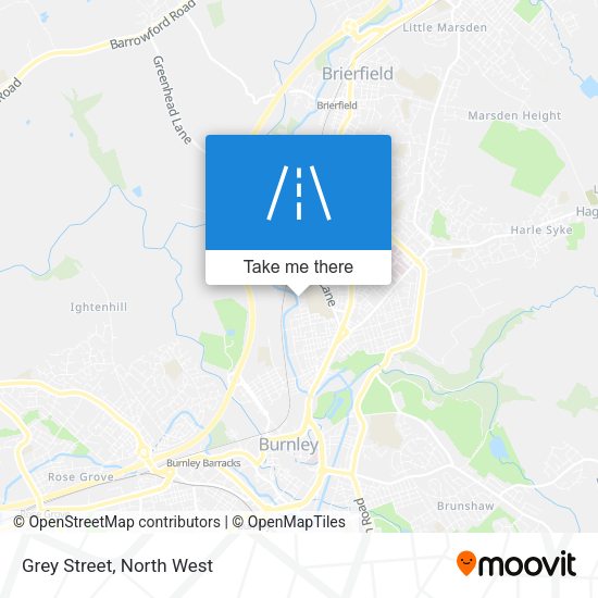 Grey Street map