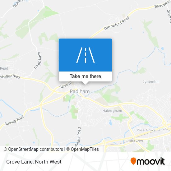Grove Lane map