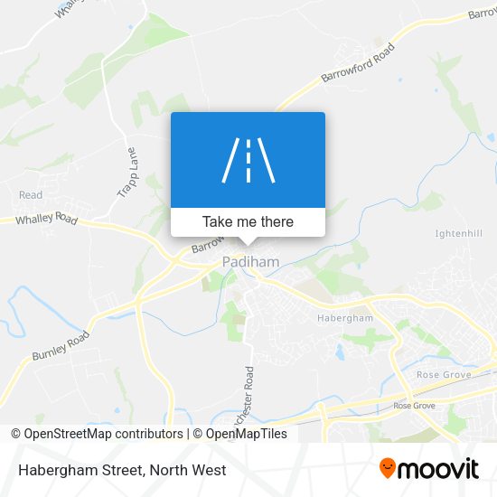 Habergham Street map