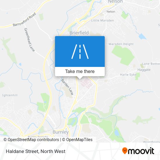 Haldane Street map