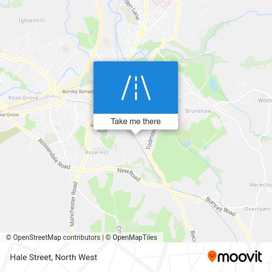 Hale Street map