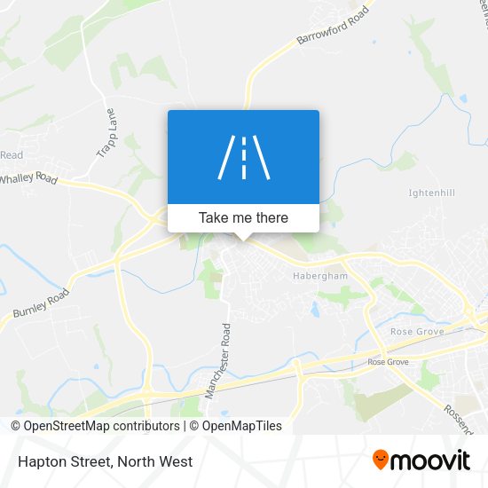 Hapton Street map