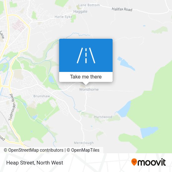 Heap Street map