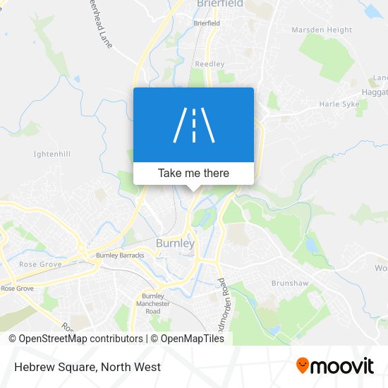 Hebrew Square map