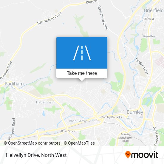 Helvellyn Drive map