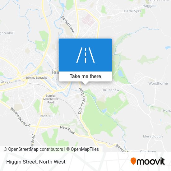Higgin Street map