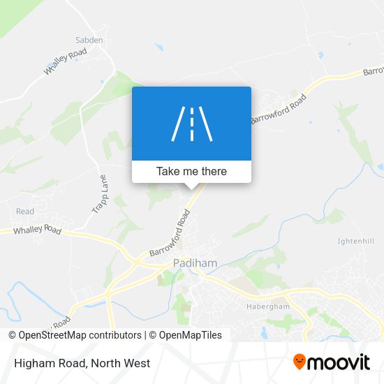 Higham Road map