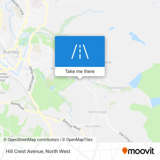 Hill Crest Avenue map