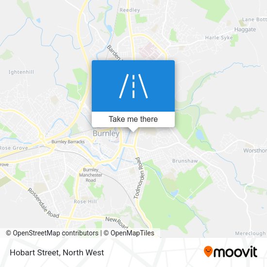 Hobart Street map
