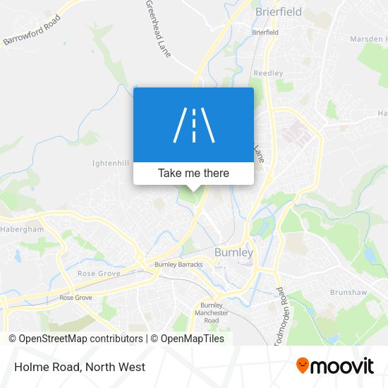 Holme Road map
