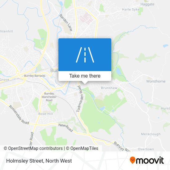 Holmsley Street map