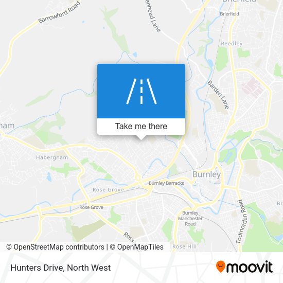 Hunters Drive map