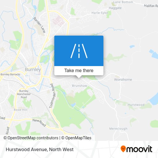 Hurstwood Avenue map