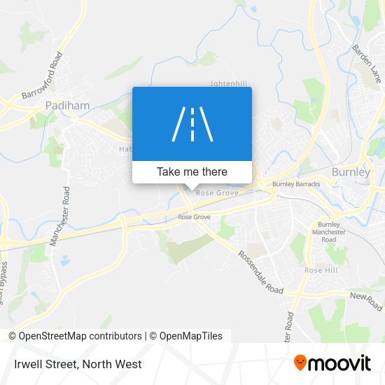 Irwell Street map