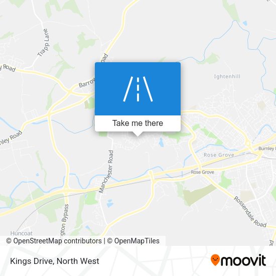 Kings Drive map