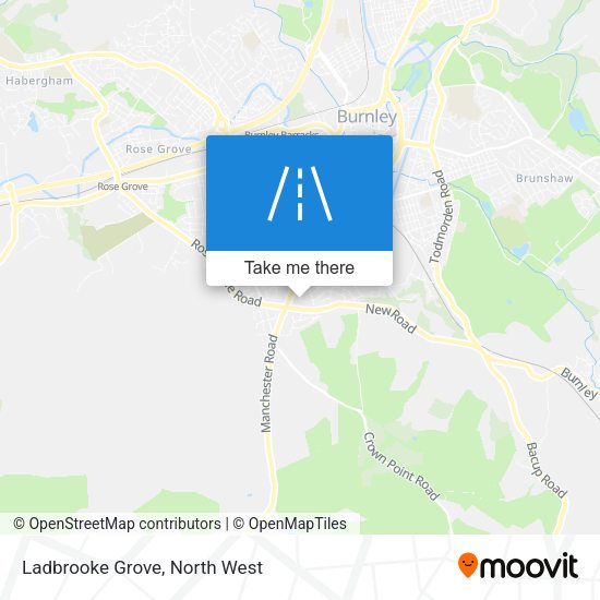 Ladbrooke Grove map